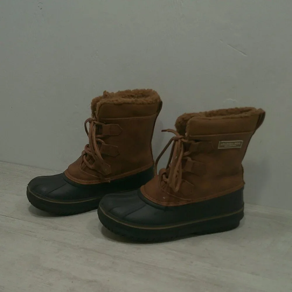 LONDON FOG Boys Waterproof Cheshire Duck Cold Weather Snow Winter Boot Size 12